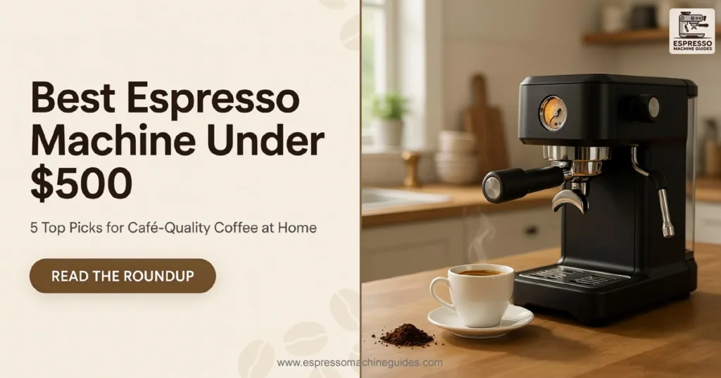Best Espresso Machine Under $500 (2026) 5 Top Picks for Café-Quality Coffee at Home