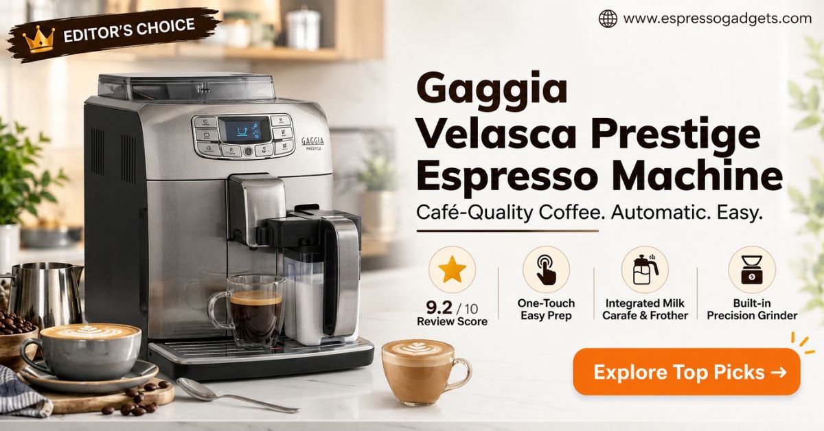 Gaggia Velasca Prestige Espresso Machine 54 oz