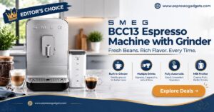Smeg BCC13 Espresso Machine with Grinder