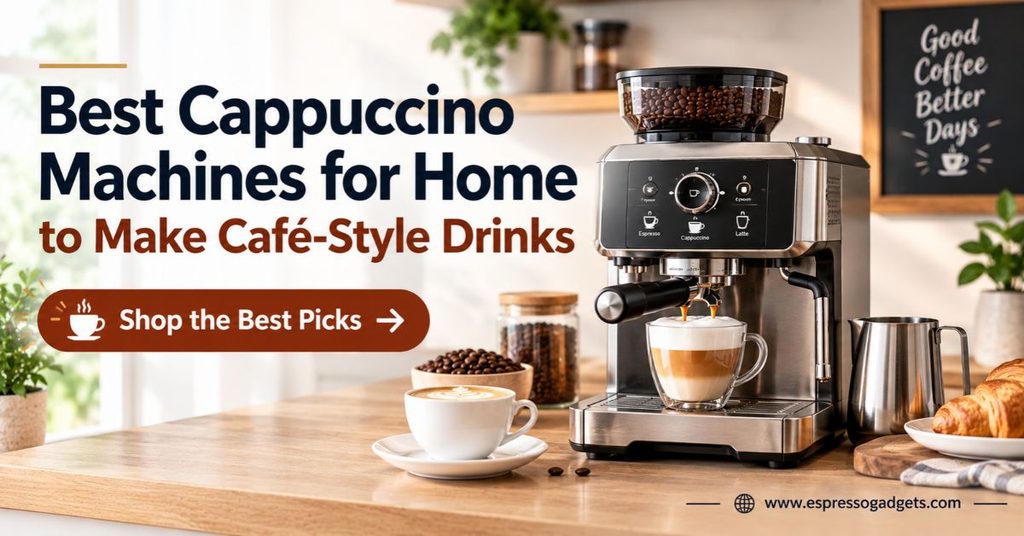 Best Cappuccino Machines for Home to Make café-style Drinks