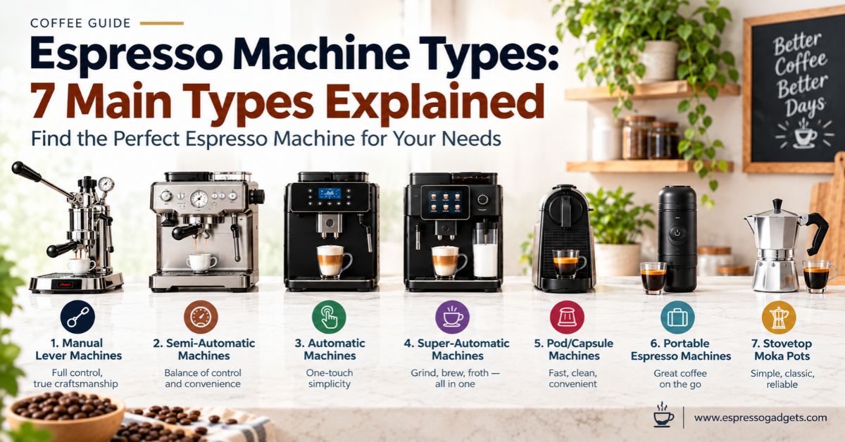 Espresso Machines Types