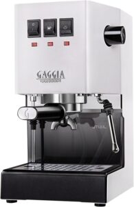Gaggia RI9380-48 Classic Evo Pro Espresso Machine, Polar White, Small
