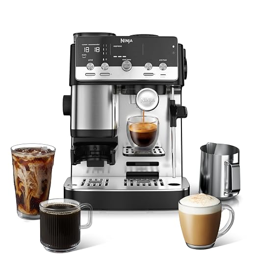 Ninja Luxe Café Mini, Espresso Machine & Drip Coffee, Stainless, ES301