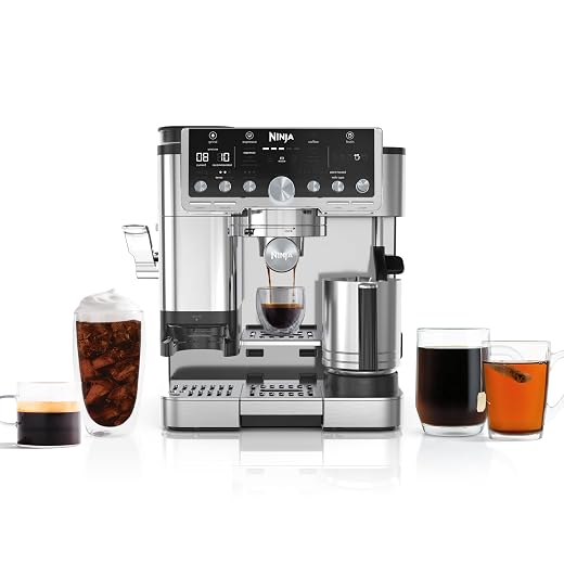 Ninja Luxe Café Pro 4-in-1 Espresso Machine, Drip Coffee, & Cold Brew